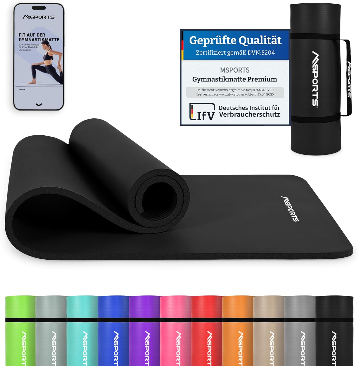 MSPORTS Gymnastikmatte